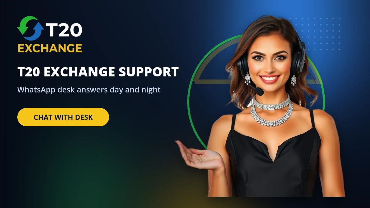 T20 Exchange WhatsApp number and customer support desk for Indian users